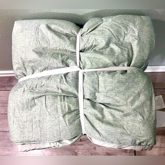 NWT Comfort Spaces Microfiber Twin Comforter Set Sage Green Cozy Bedding - Picture 7 of 7
